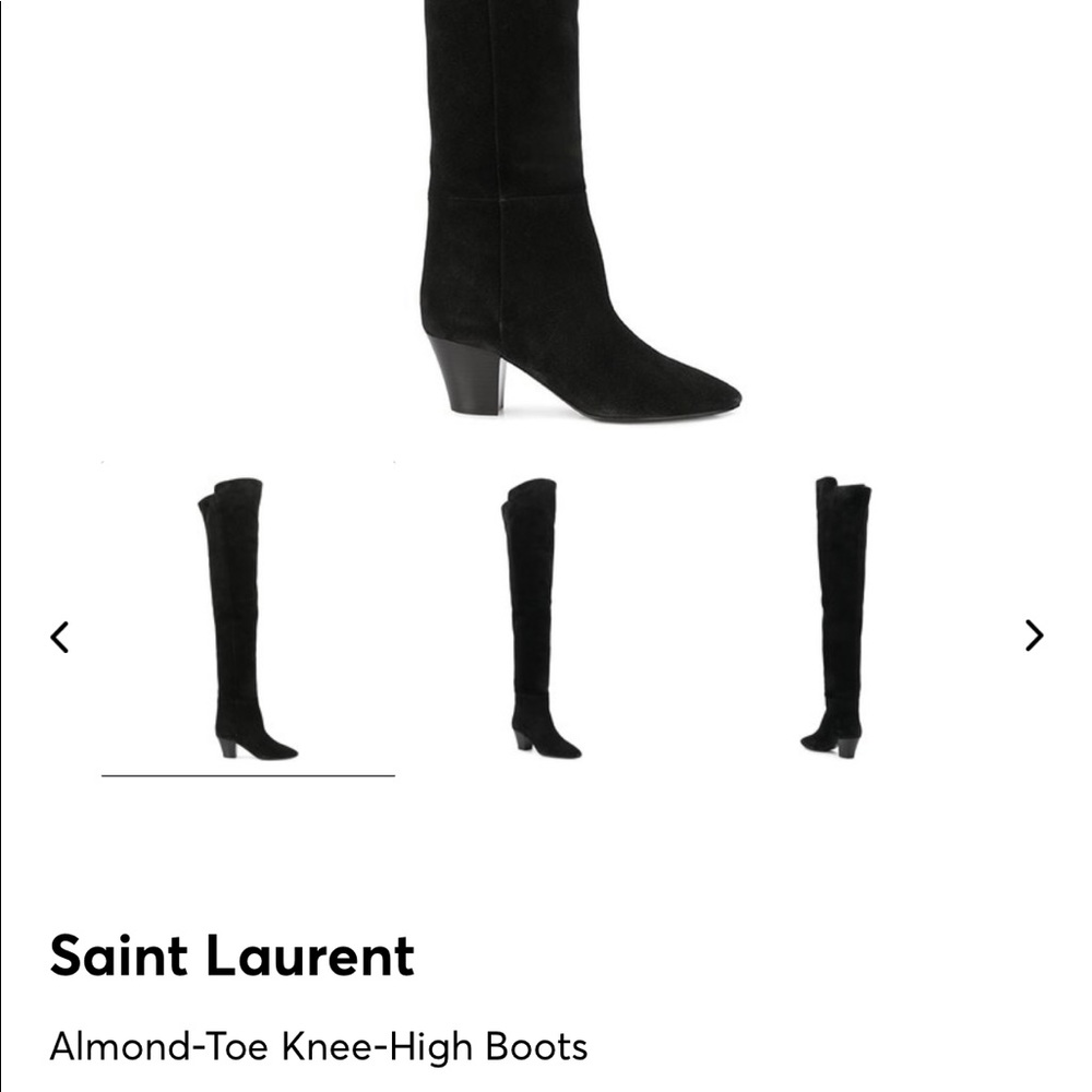 ❌SOLD❌ Brand new Saint Laurent Over the knee Suede Boots $500 pick up GTA - Picture 5 of 15